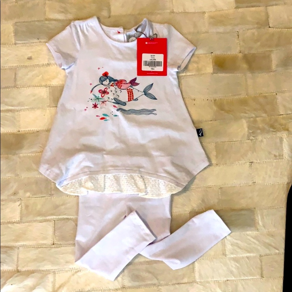 Cotton mermaid outfit. NEW